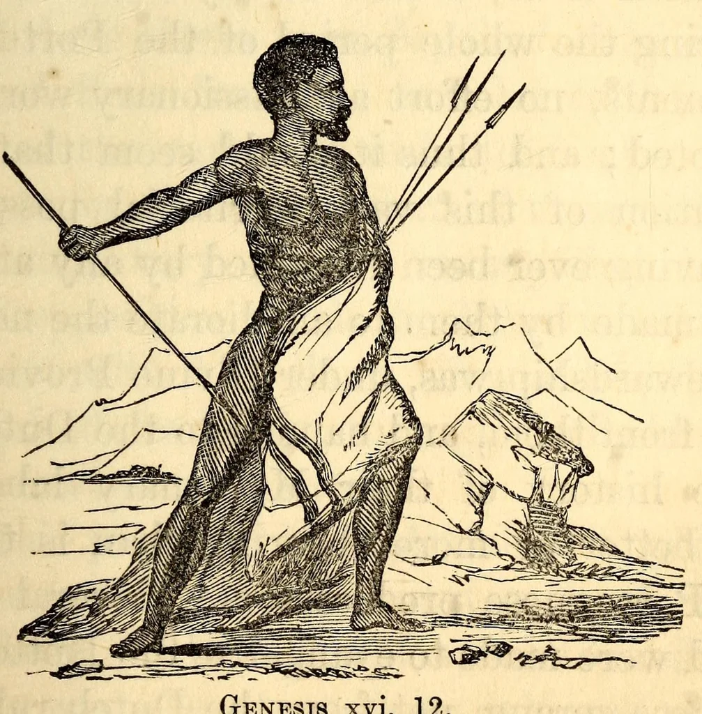 An illustration from Southern Africa. A geography and natural history of the country, colonies, and inhabitants from the Cape of Good Hope to Angola, together with notices of their origins, manners, habits, customs, traditions, superstitions, religious usages, languages, past and present conditions, manufactures, wepons, etc. .., 1856, leaf 321