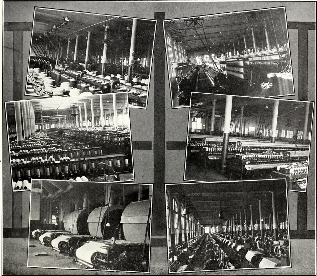 An illustration from Southern textile bulletin, 1911, leaf 12