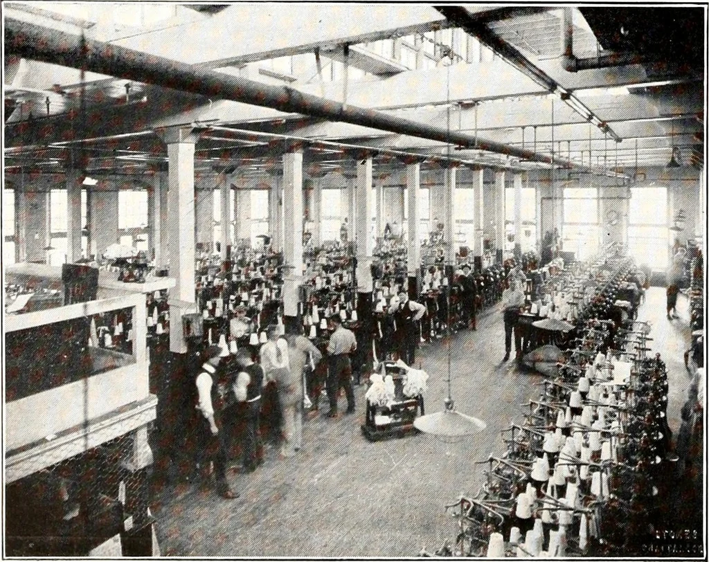 An illustration from Southern textile bulletin, 1911, leaf 197