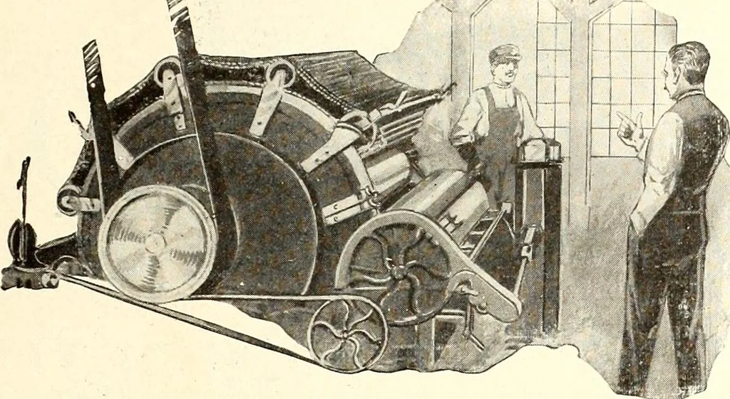An illustration from Southern textile bulletin, 1911, leaf 288
