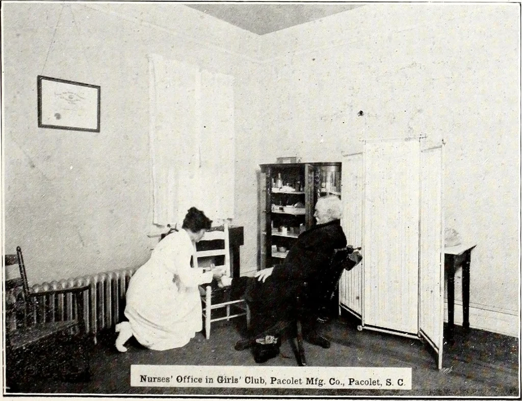 An illustration from Southern textile bulletin, 1911, leaf 32