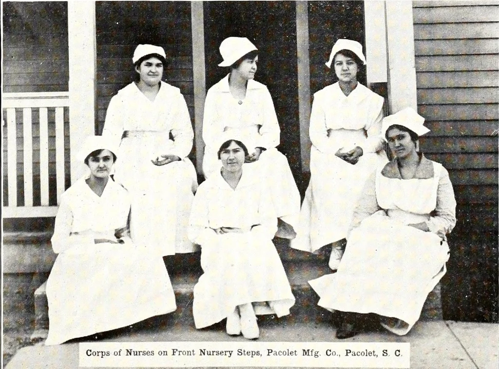An illustration from Southern textile bulletin, 1911, leaf 32