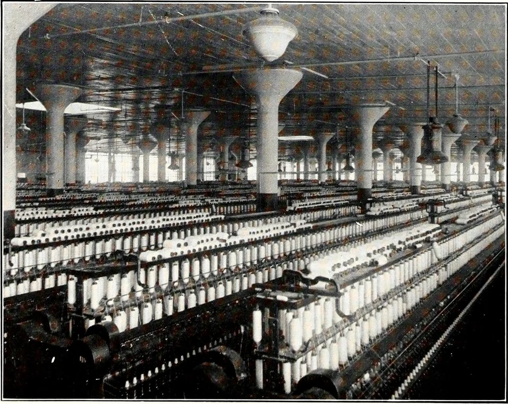 An illustration from Southern textile bulletin, 1911, leaf 45