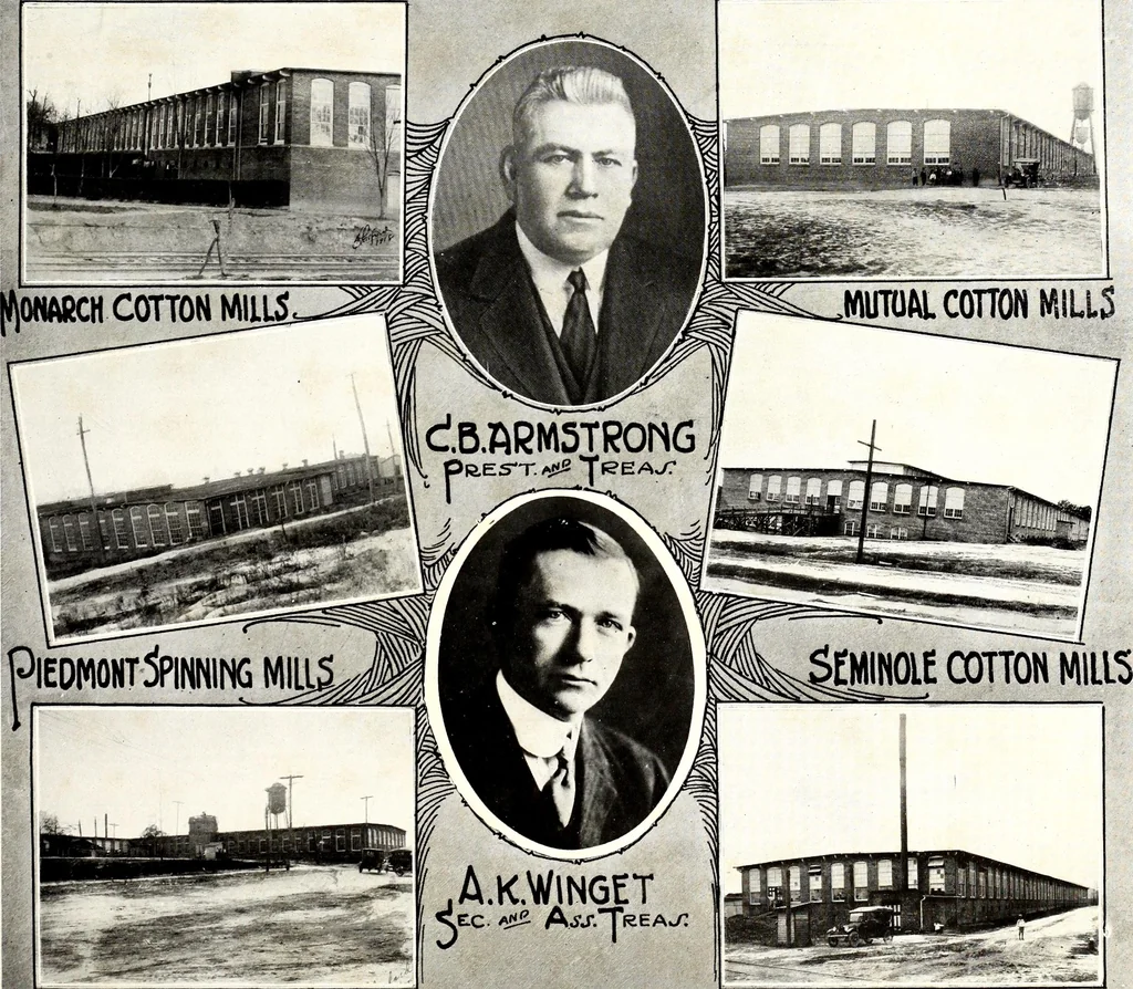 An illustration from Southern textile bulletin, 1911, leaf 72