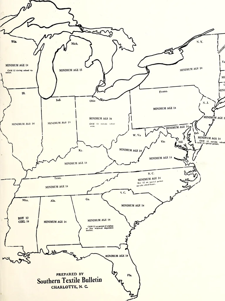 An illustration from Southern textile bulletin, 1911, leaf 12