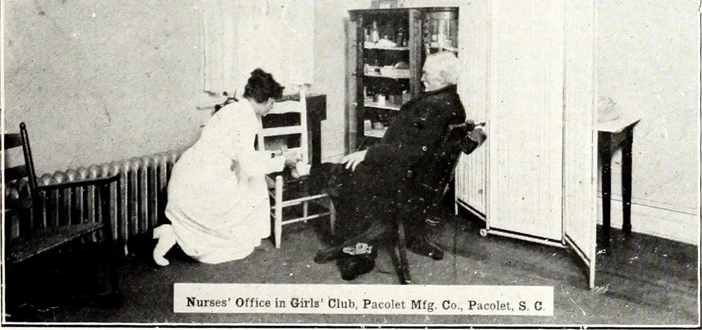 An illustration from Southern textile bulletin, 1911, leaf 22