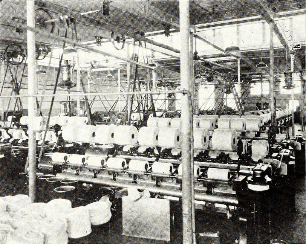 An illustration from Southern textile bulletin, 1911, leaf 33