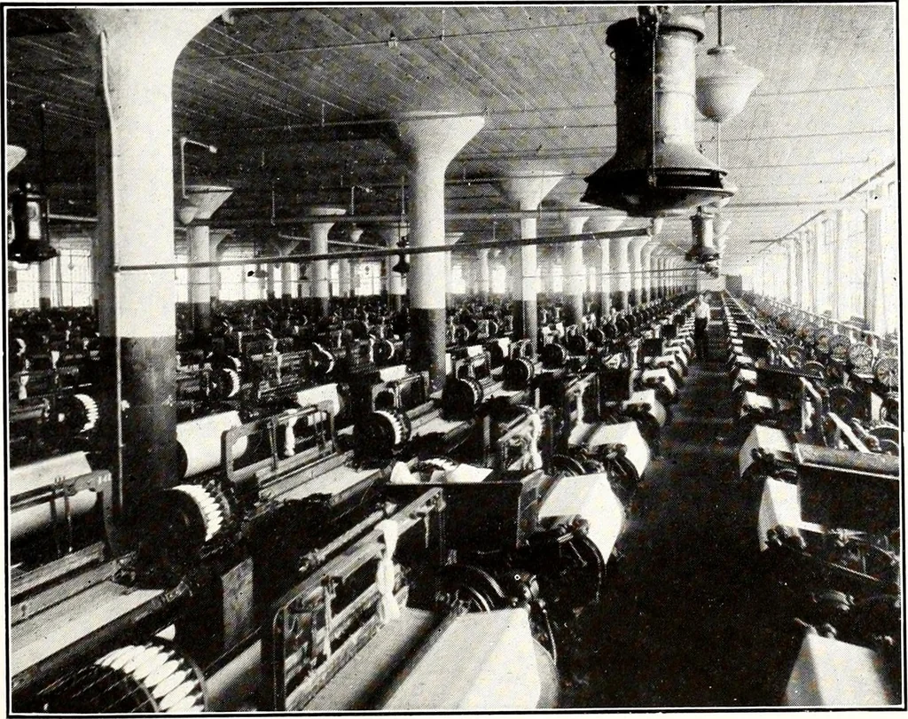 An illustration from Southern textile bulletin, 1911, leaf 72