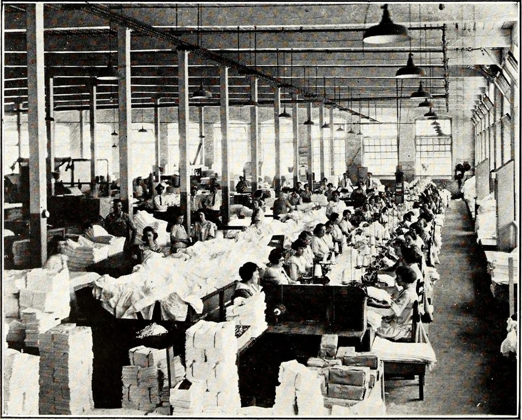An illustration from Southern textile bulletin, 1911, leaf 87
