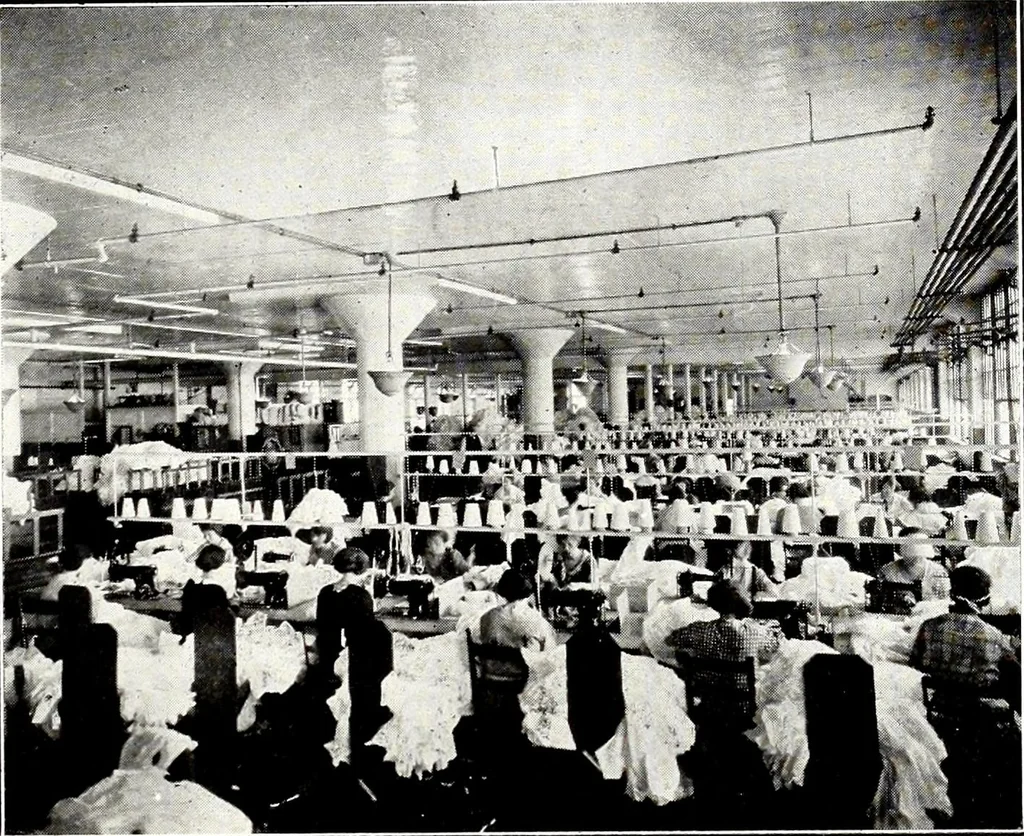 An illustration from Southern textile bulletin, 1911, leaf 94