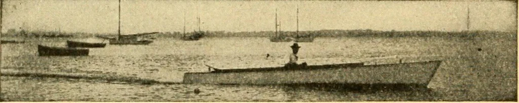 An illustration from Southward in Roamer; being a description of the inside route from New York to Florida, 1907, leaf 119