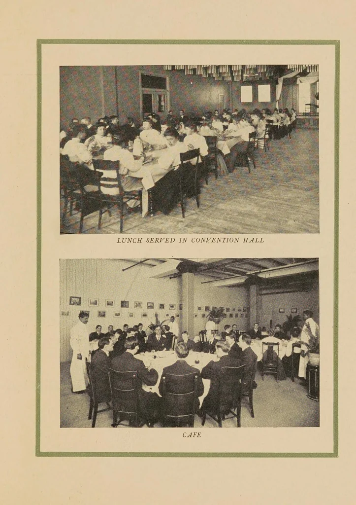 An illustration from Souvenir of the opening of the Administration Building : observations of our factory manager, Mr. Gordon Montagu, 1906, leaf 19
