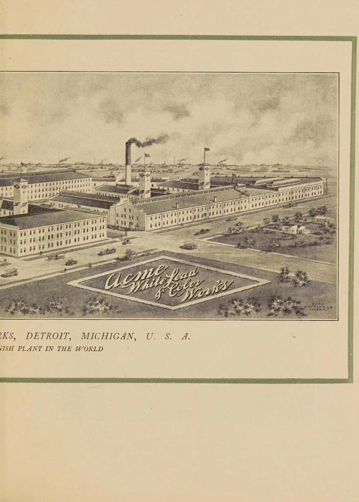 An illustration from Souvenir of the opening of the Administration Building : observations of our factory manager, Mr. Gordon Montagu, 1906, leaf 21