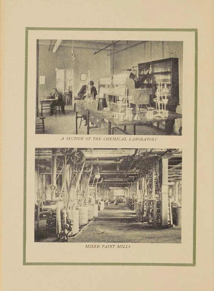 An illustration from Souvenir of the opening of the Administration Building : observations of our factory manager, Mr. Gordon Montagu, 1906, leaf 26