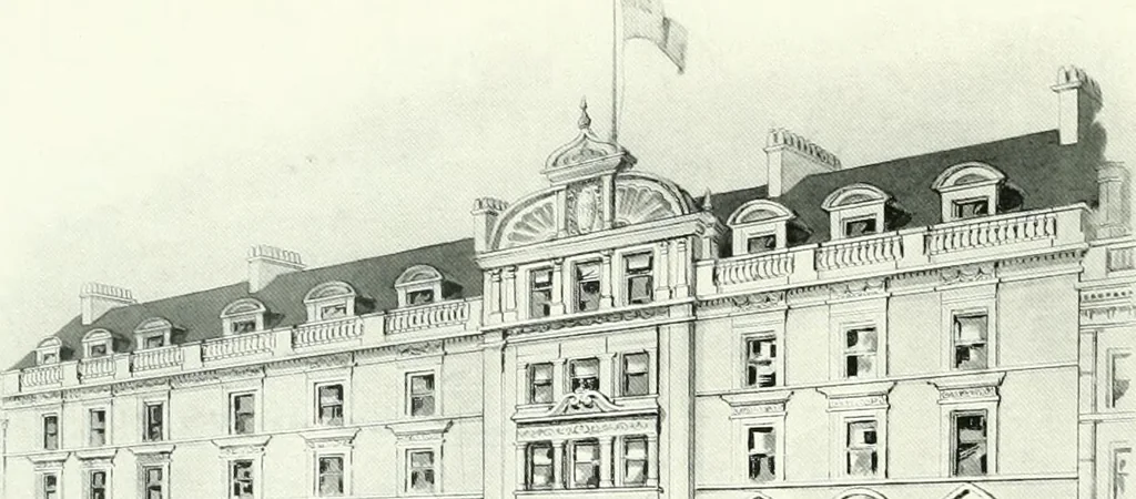 An illustration from Souvenir of the Oxford historical pageant : in aid of the Radcliffe Infirmary, Oxford Eye Hospital, etc., commemoration, 1907, June 27th 28th, 29th, and July 1st, 2d and 3d, 1907, leaf 71
