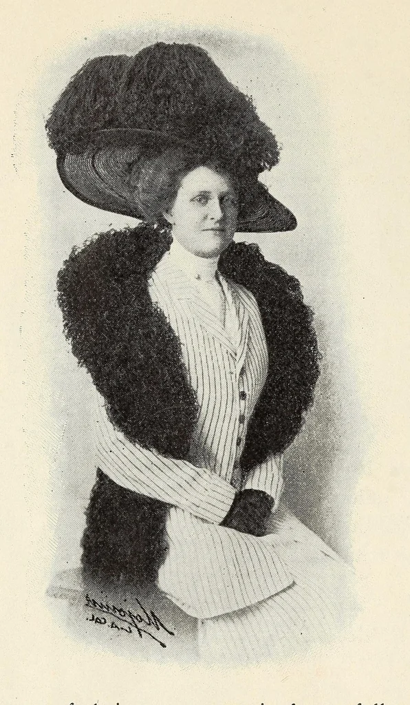 An illustration from Souvenir catalogue and feather price list : season 1910-1911, 1910, leaf 26