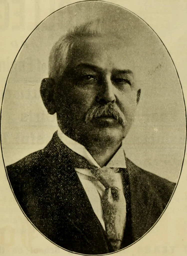 An illustration from Souvenir pictorial history of Local Union no. 104, San Francisco, California, affiliated with Amalgamated Sheet Metal Workers' International Alliance and American Federation of Labor, in honor and commemoration of its twenty-five years of growth and progress, 1910, leaf 16