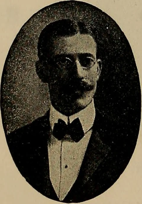 An illustration from Souvenir pictorial history of Local Union no. 104, San Francisco, California, affiliated with Amalgamated Sheet Metal Workers' International Alliance and American Federation of Labor, in honor and commemoration of its twenty-five years of growth and progress, 1910, leaf 35