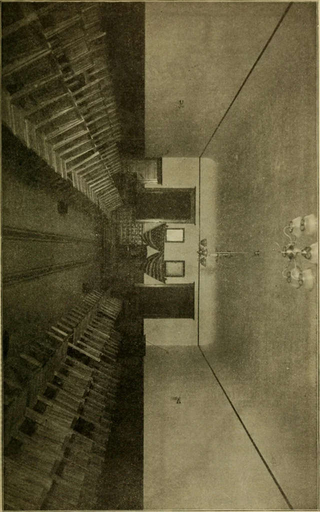 An illustration from Souvenir pictorial history of Local Union no. 104, San Francisco, California, affiliated with Amalgamated Sheet Metal Workers' International Alliance and American Federation of Labor, in honor and commemoration of its twenty-five years of growth and progress, 1910, leaf 38