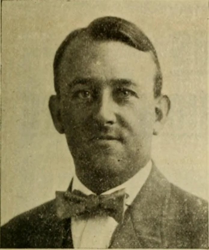 An illustration from Souvenir pictorial history of Local Union no. 104, San Francisco, California, affiliated with Amalgamated Sheet Metal Workers' International Alliance and American Federation of Labor, in honor and commemoration of its twenty-five years of growth and progress, 1910, leaf 52