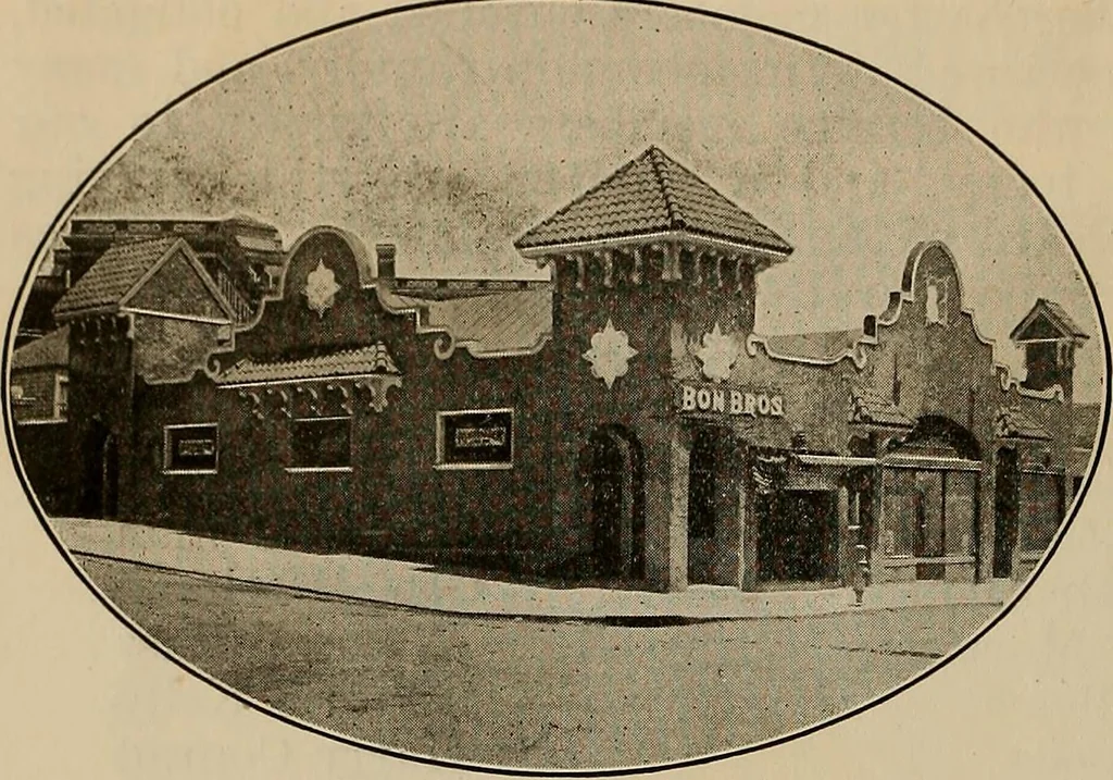 An illustration from Souvenir pictorial history of Local Union no. 104, San Francisco, California, affiliated with Amalgamated Sheet Metal Workers' International Alliance and American Federation of Labor, in honor and commemoration of its twenty-five years of growth and progress, 1910, leaf 55