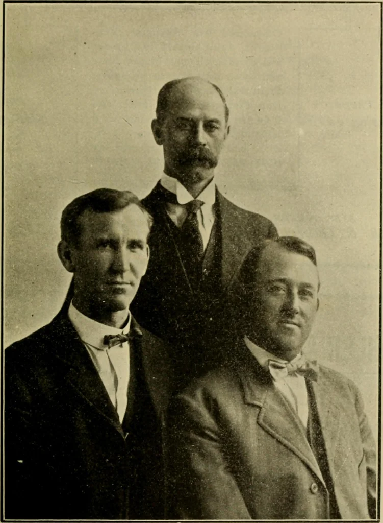 An illustration from Souvenir pictorial history of Local Union no. 104, San Francisco, California, affiliated with Amalgamated Sheet Metal Workers' International Alliance and American Federation of Labor, in honor and commemoration of its twenty-five years of growth and progress, 1910, leaf 66
