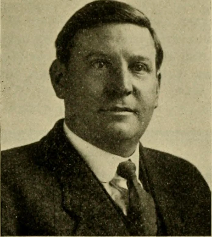 An illustration from Souvenir pictorial history of Local Union no. 104, San Francisco, California, affiliated with Amalgamated Sheet Metal Workers' International Alliance and American Federation of Labor, in honor and commemoration of its twenty-five years of growth and progress, 1910, leaf 82