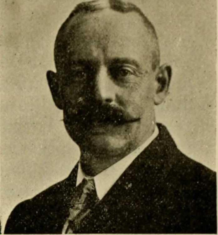 An illustration from Souvenir pictorial history of Local Union no. 104, San Francisco, California, affiliated with Amalgamated Sheet Metal Workers' International Alliance and American Federation of Labor, in honor and commemoration of its twenty-five years of growth and progress, 1910, leaf 92