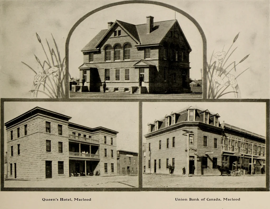 An illustration from Souvenir views of Alberta : the land of sunshine, 1906, leaf 10