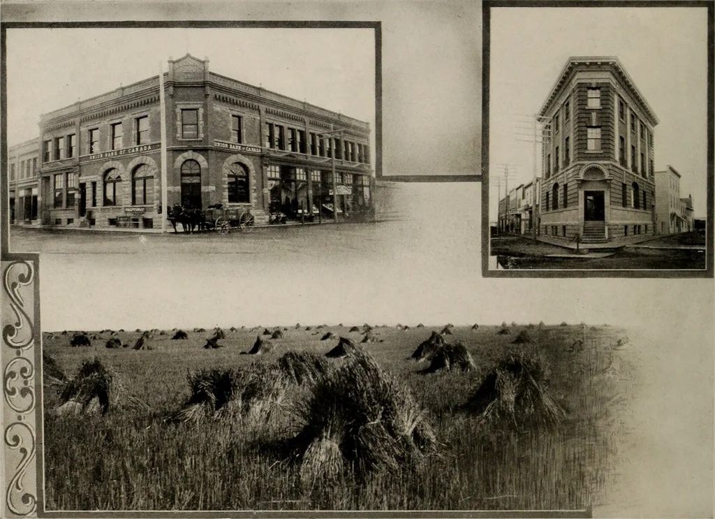 An illustration from Souvenir views of Alberta : the land of sunshine, 1906, leaf 11