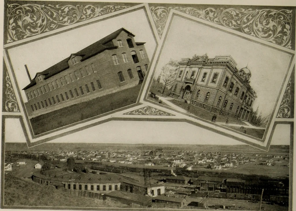 An illustration from Souvenir views of Alberta : the land of sunshine, 1906, leaf 13