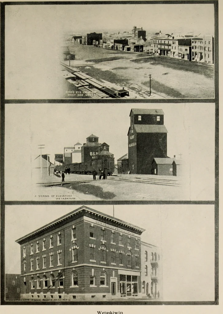 An illustration from Souvenir views of Alberta : the land of sunshine, 1906, leaf 26