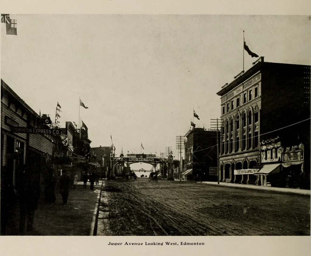 An illustration from Souvenir views of Alberta : the land of sunshine, 1906, leaf 29