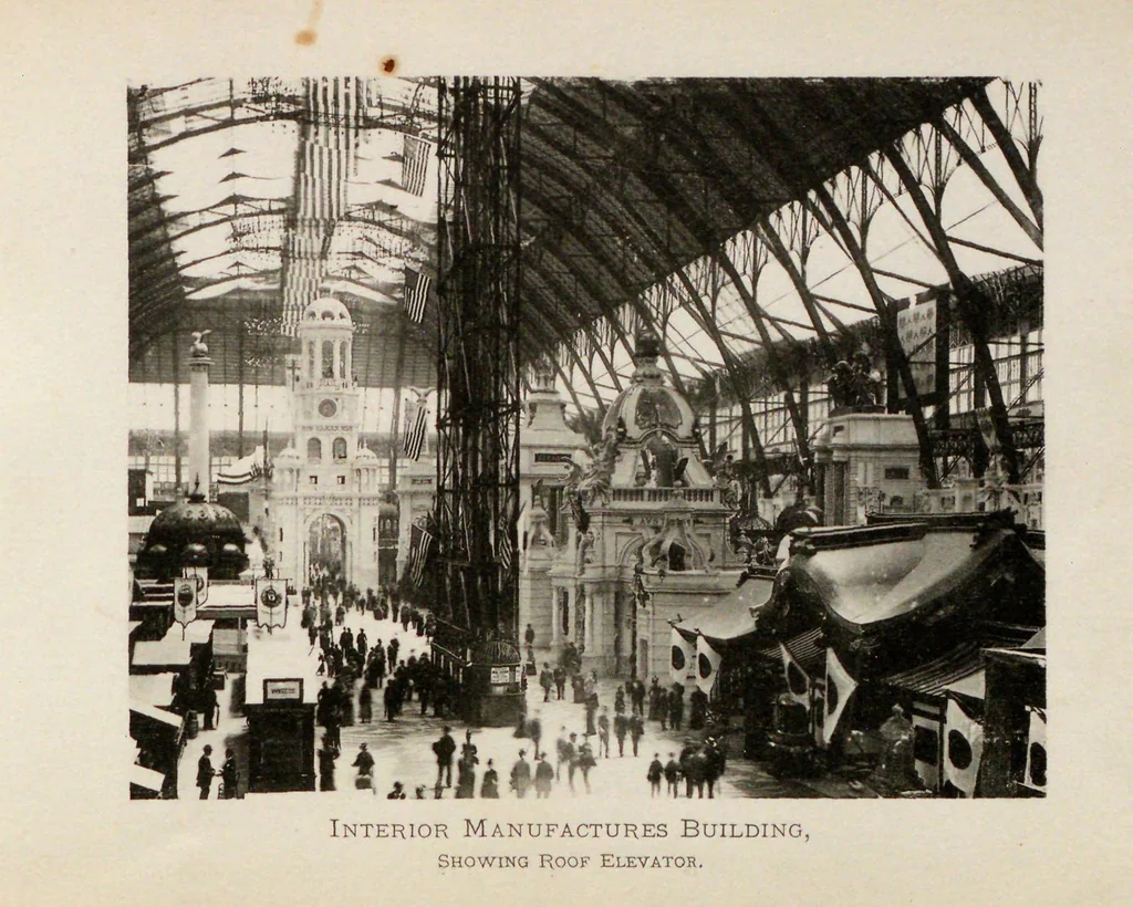 An illustration from Souvenir of the World's Columbian Exposition, 1893, leaf 13