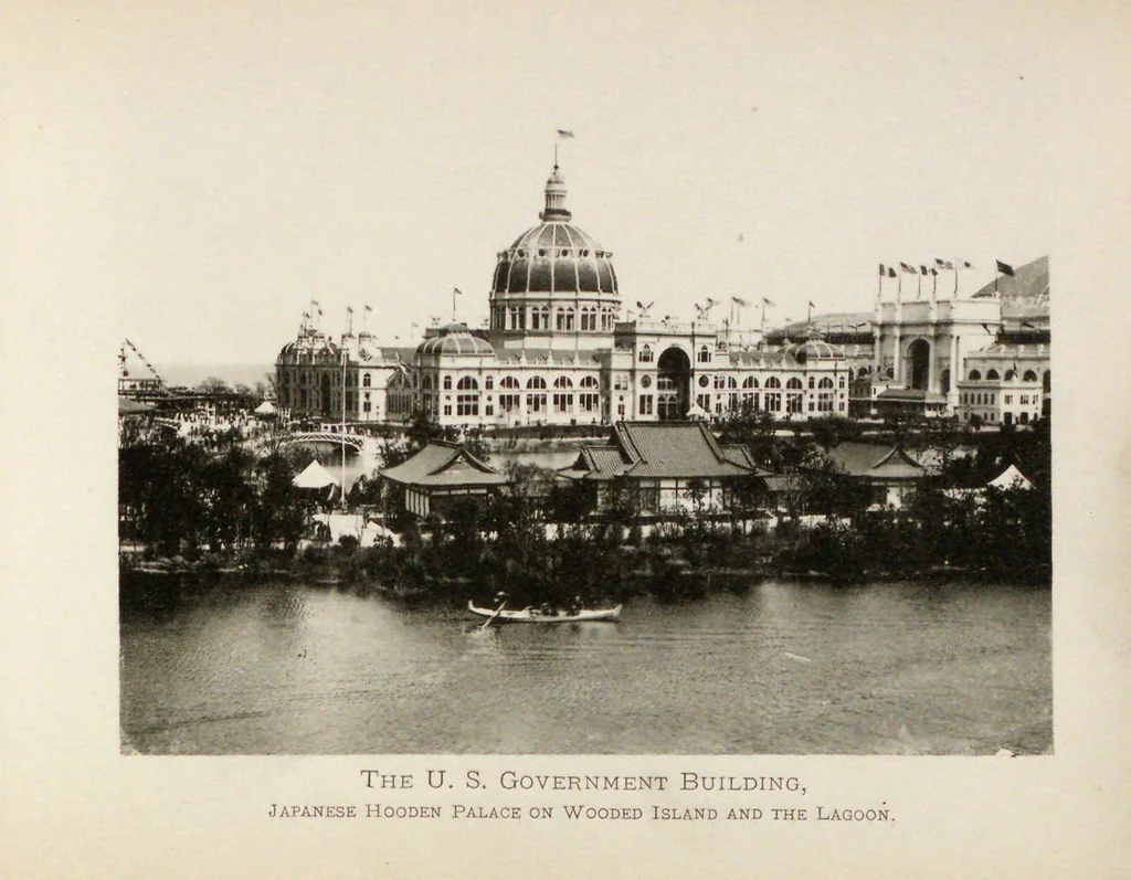 An illustration from Souvenir of the World's Columbian Exposition, 1893, leaf 37