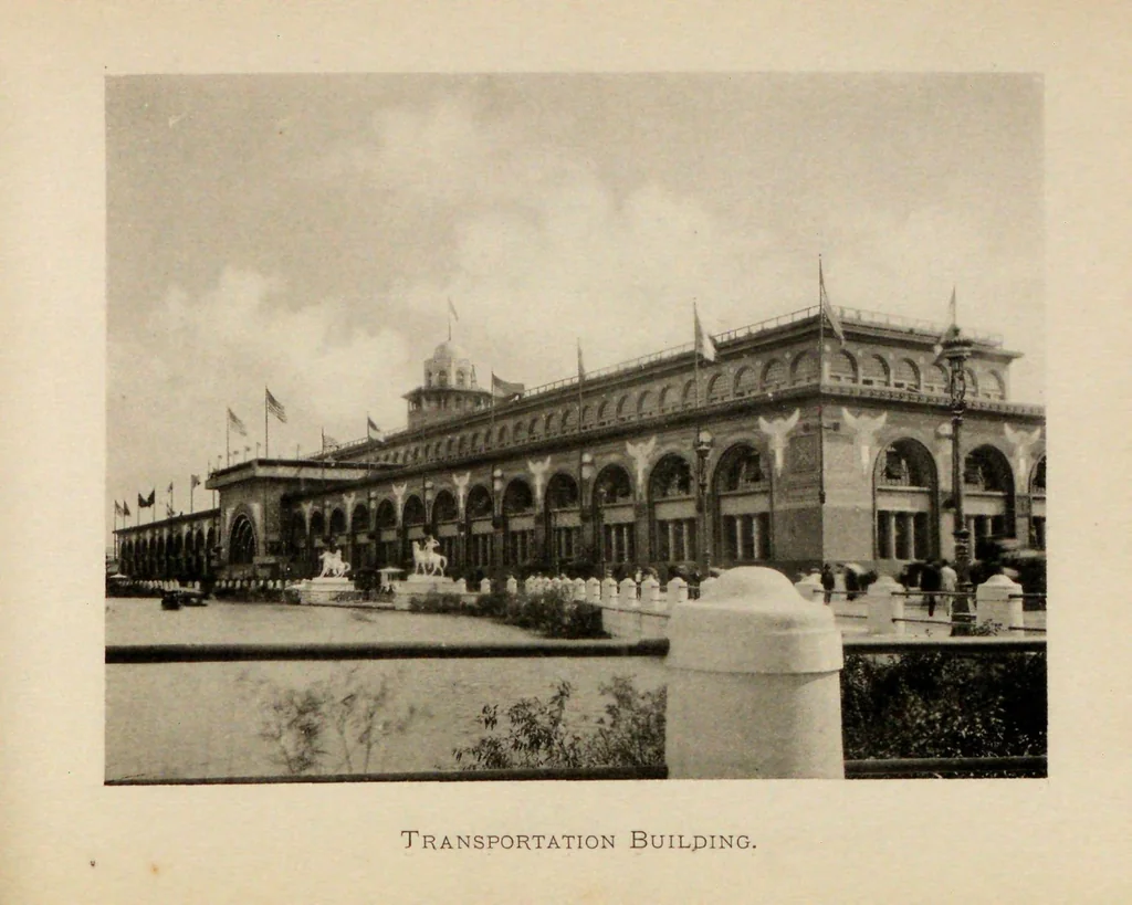 An illustration from Souvenir of the World's Columbian Exposition, 1893, leaf 47