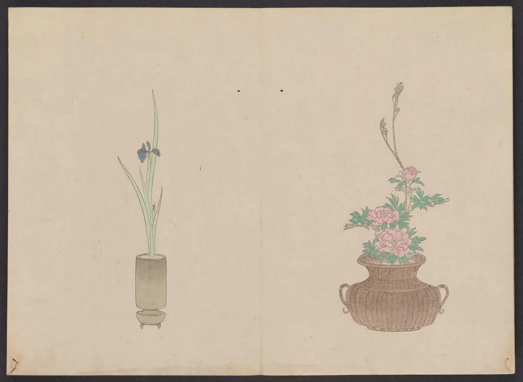 An illustration from Sōka hyakki, 1820, leaf 6