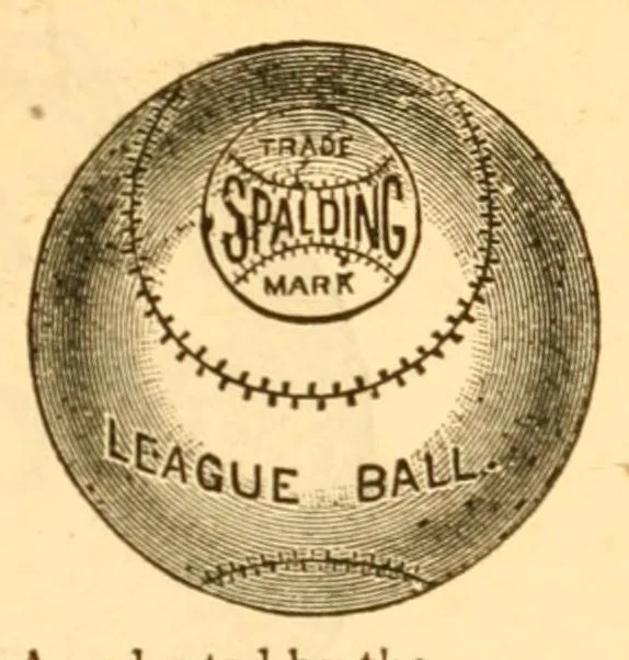 An illustration from Spalding's hand book of sporting rules and training, containing full and authentic codes of rules governing all popular games and sports, 1886, leaf 87