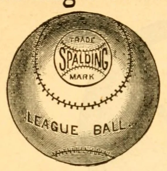 An illustration from Spalding's hand book of sporting rules and training, containing full and authentic codes of rules governing all popular games and sports, 1886, leaf 87