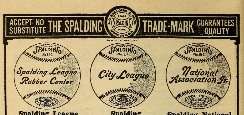 An illustration from Spalding's official base ball record, 1907, leaf 742