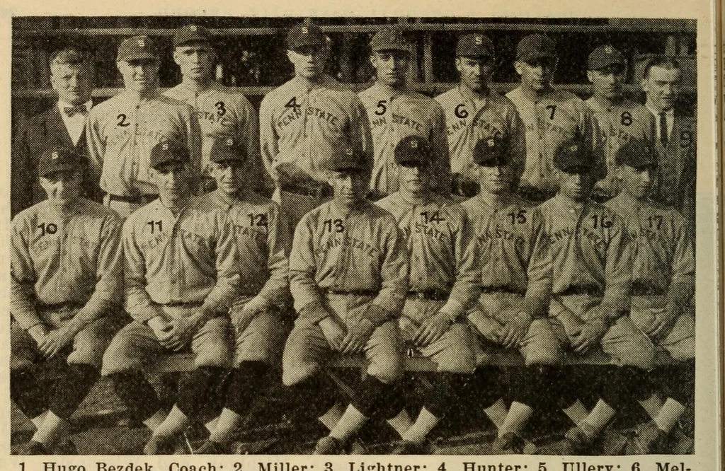 An illustration from Spalding's official base ball record, 1907, leaf 652