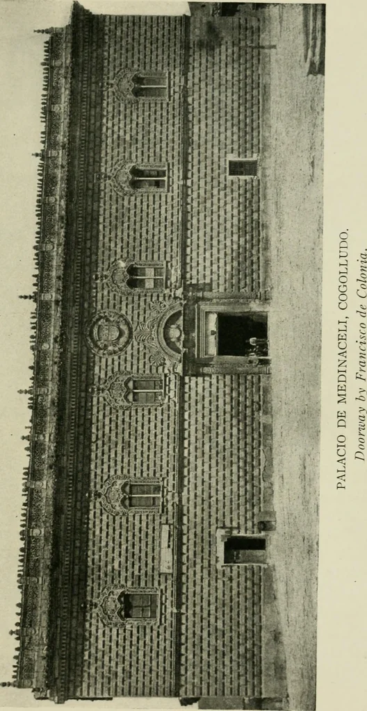An illustration from Spanish architecture of the sixteenth century; general view of the plateresque and Herrera styles, 1917, leaf 116