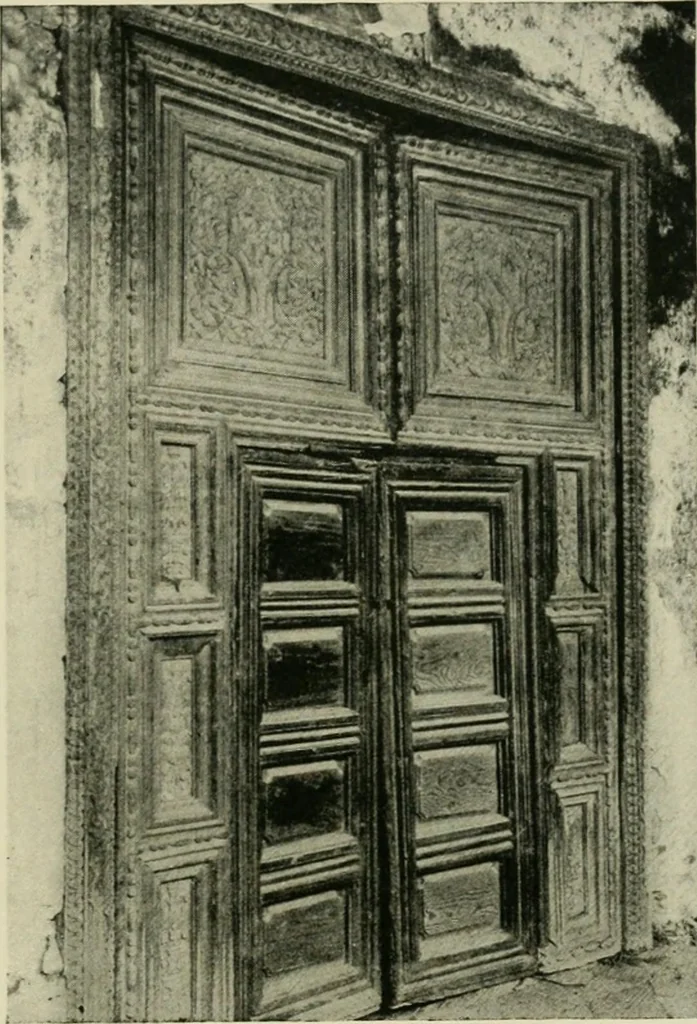 An illustration from Spanish architecture of the sixteenth century; general view of the plateresque and Herrera styles, 1917, leaf 150