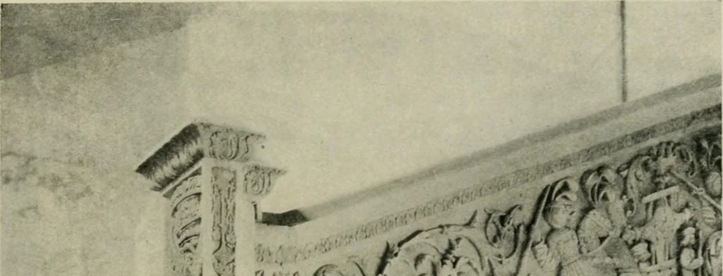 An illustration from Spanish architecture of the sixteenth century; general view of the plateresque and Herrera styles, 1917, leaf 170