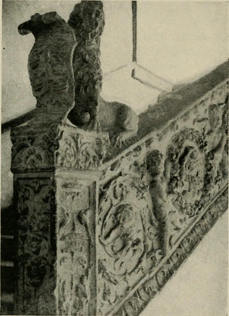 An illustration from Spanish architecture of the sixteenth century; general view of the plateresque and Herrera styles, 1917, leaf 173