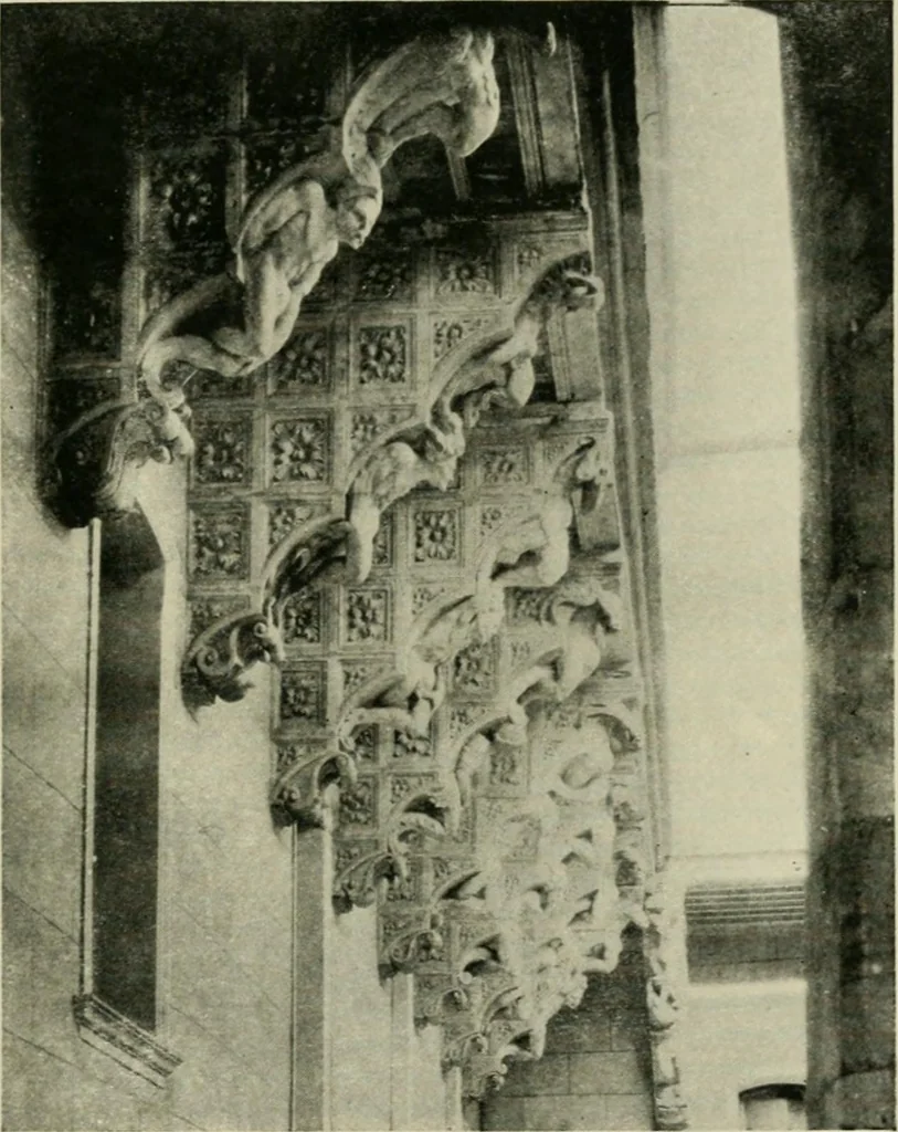 An illustration from Spanish architecture of the sixteenth century; general view of the plateresque and Herrera styles, 1917, leaf 178