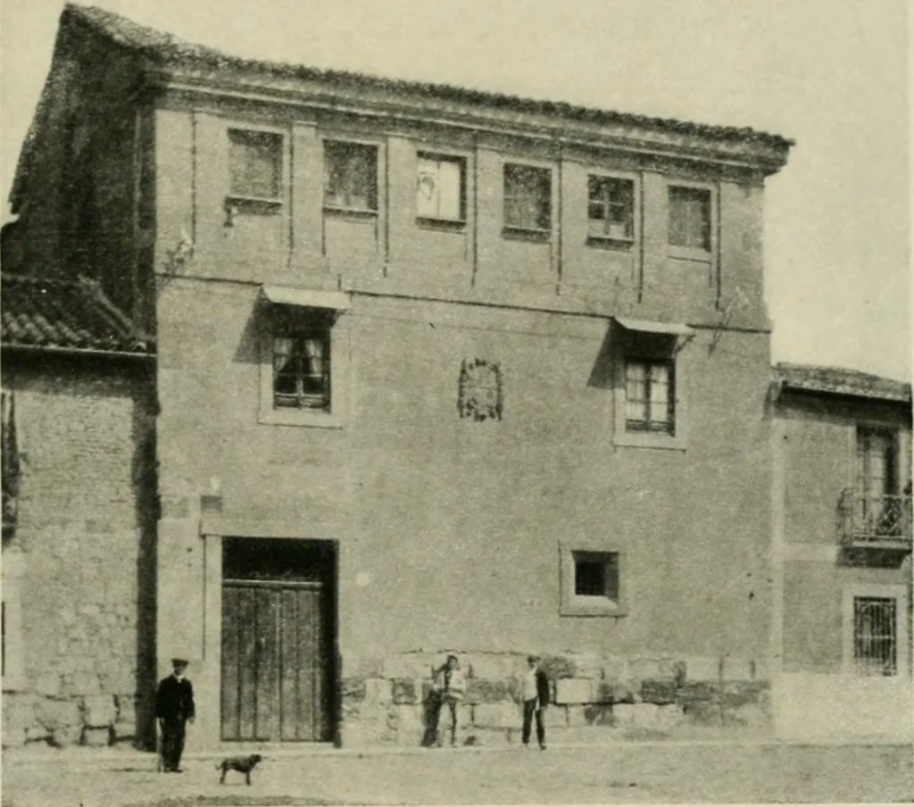 An illustration from Spanish architecture of the sixteenth century; general view of the plateresque and Herrera styles, 1917, leaf 186