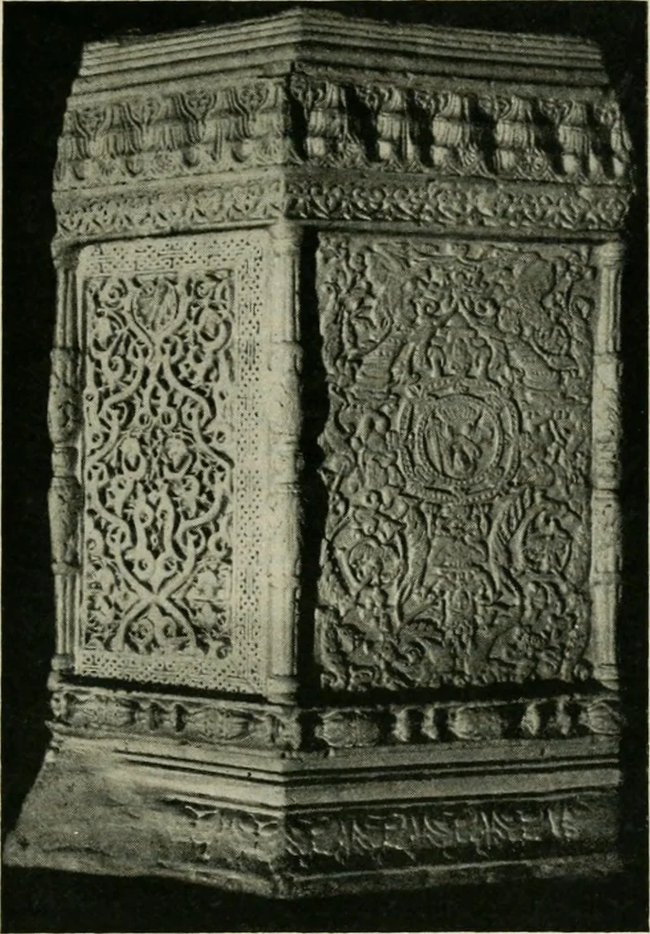 An illustration from Spanish architecture of the sixteenth century; general view of the plateresque and Herrera styles, 1917, leaf 214