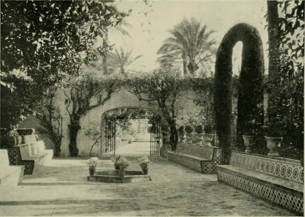 An illustration from Spanish architecture of the sixteenth century; general view of the plateresque and Herrera styles, 1917, leaf 274