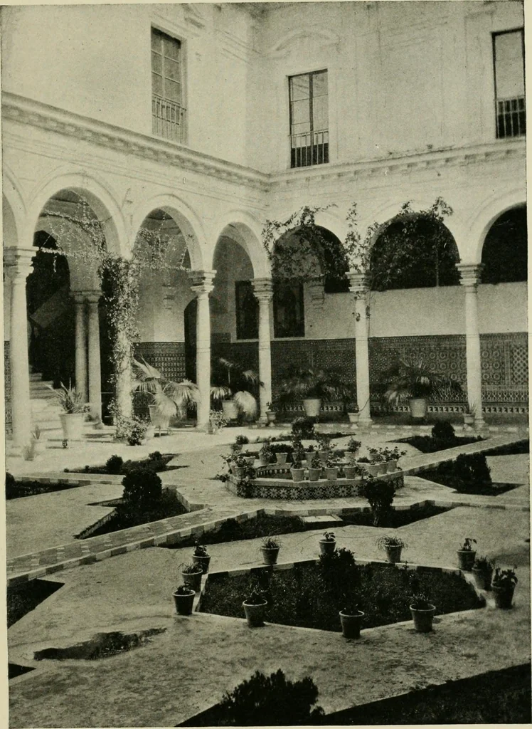 An illustration from Spanish architecture of the sixteenth century; general view of the plateresque and Herrera styles, 1917, leaf 276